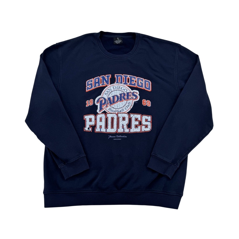 Peace Collective San Diego Padres Sweatshirt Mens XXL Navy Excellent Graphic MLB